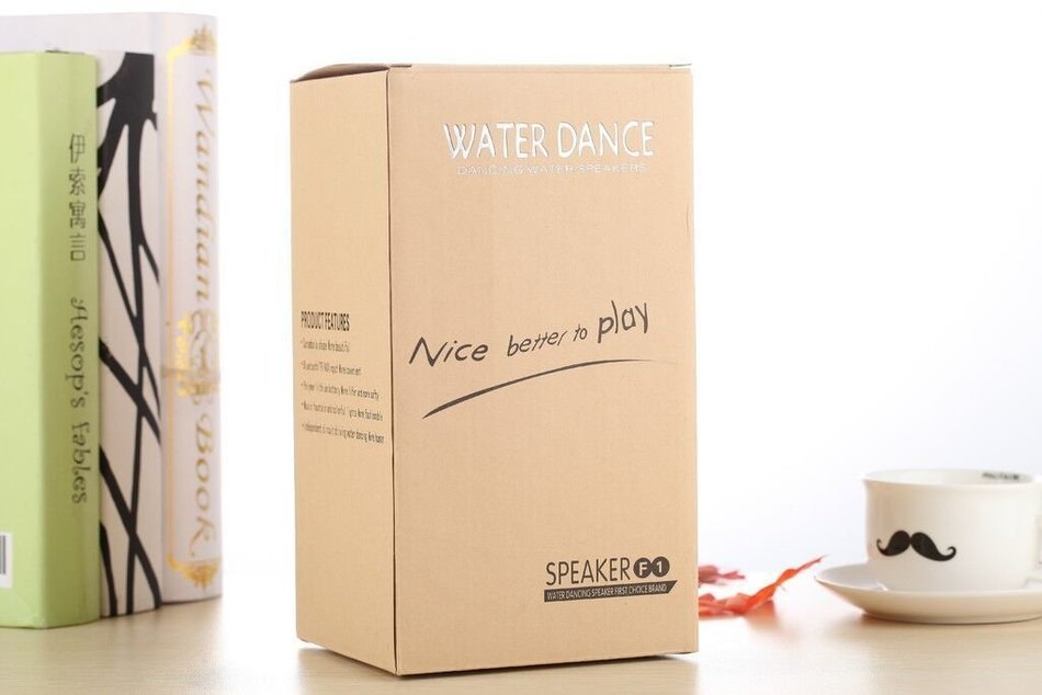 KoTeel Wireless Bluetooth Speaker Water Dancing Speaker for Smartphones Tablets MP3 MP4(White) N6