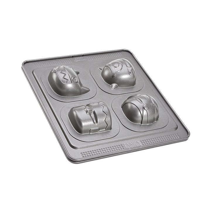 Sweet Creations 4-Cup 3D Halloween Monster Cake Pan, Gray N3