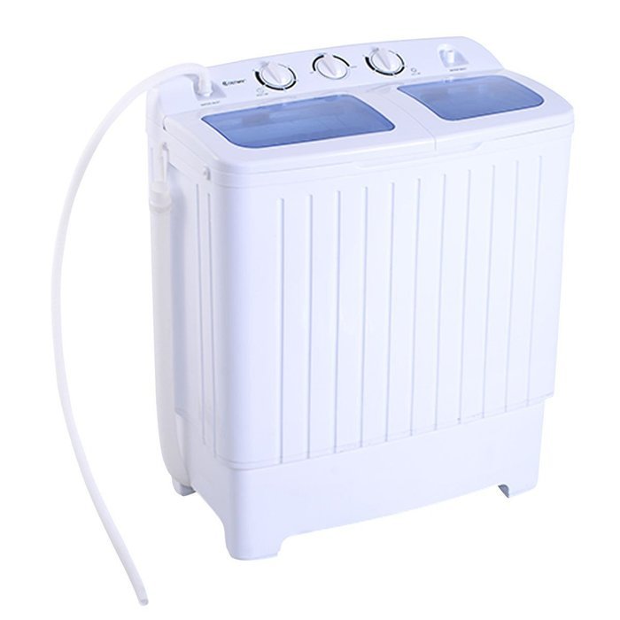 Giantex Portable Mini Compact Twin Tub 11lb Washing Machine Washer Spin Dryer N8