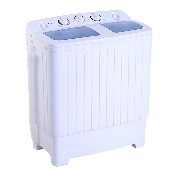 Giantex Portable Mini Compact Twin Tub 11lb Washing Machine Washer Spin Dryer N9