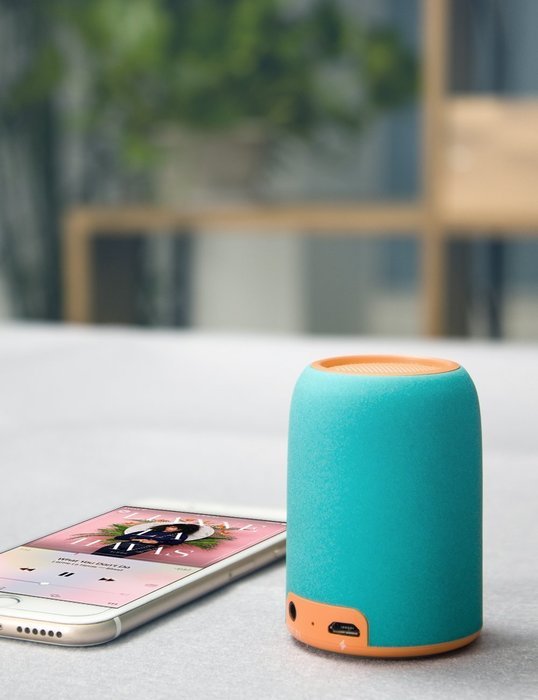IRISTIME Generic Minikin portable Bluetooth speaker Blue(M)1 N9