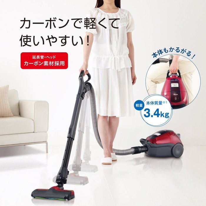 TOSHIBA paper bag type cleaner VC-PG313-R N4