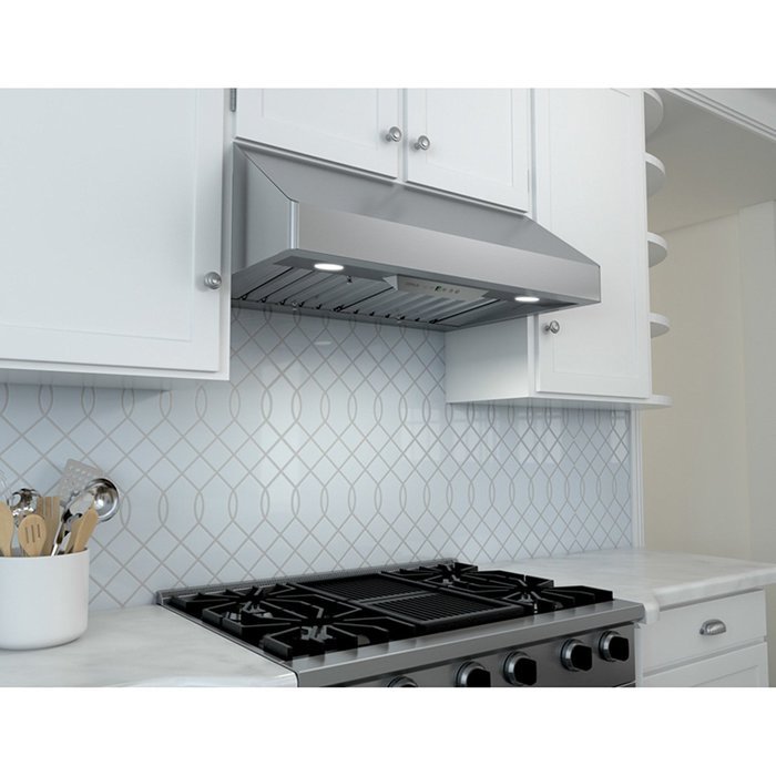 Zephyr AK7036BS Pro-Style Under-Cabinet Canopy Hood, Stainless Steel N4