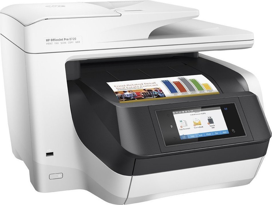 HP - Officejet Pro 8720 Wireless All-In-One Instant Ink Ready Printer N3