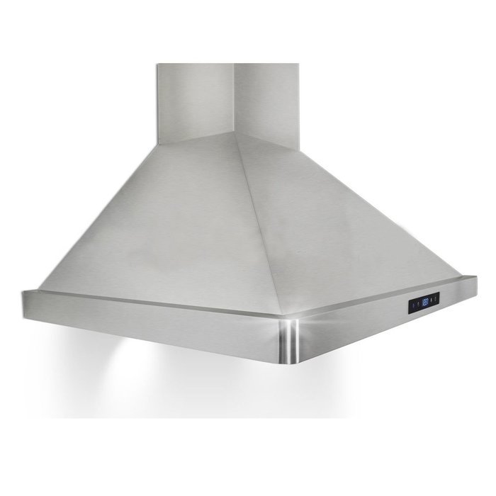 30" Stainless Steel Wall Mount Touch Panel Controls LED Light Lamp Range Hood N2