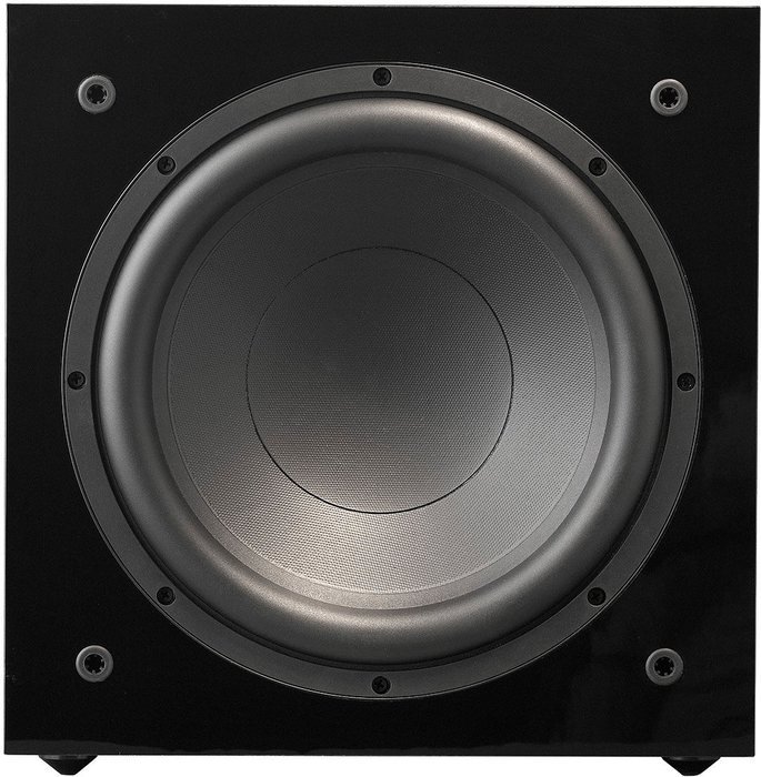 NHT SS-10 10-inch Long Throw Powered Subwoofer, 250 Watts - High Gloss Black Laminate