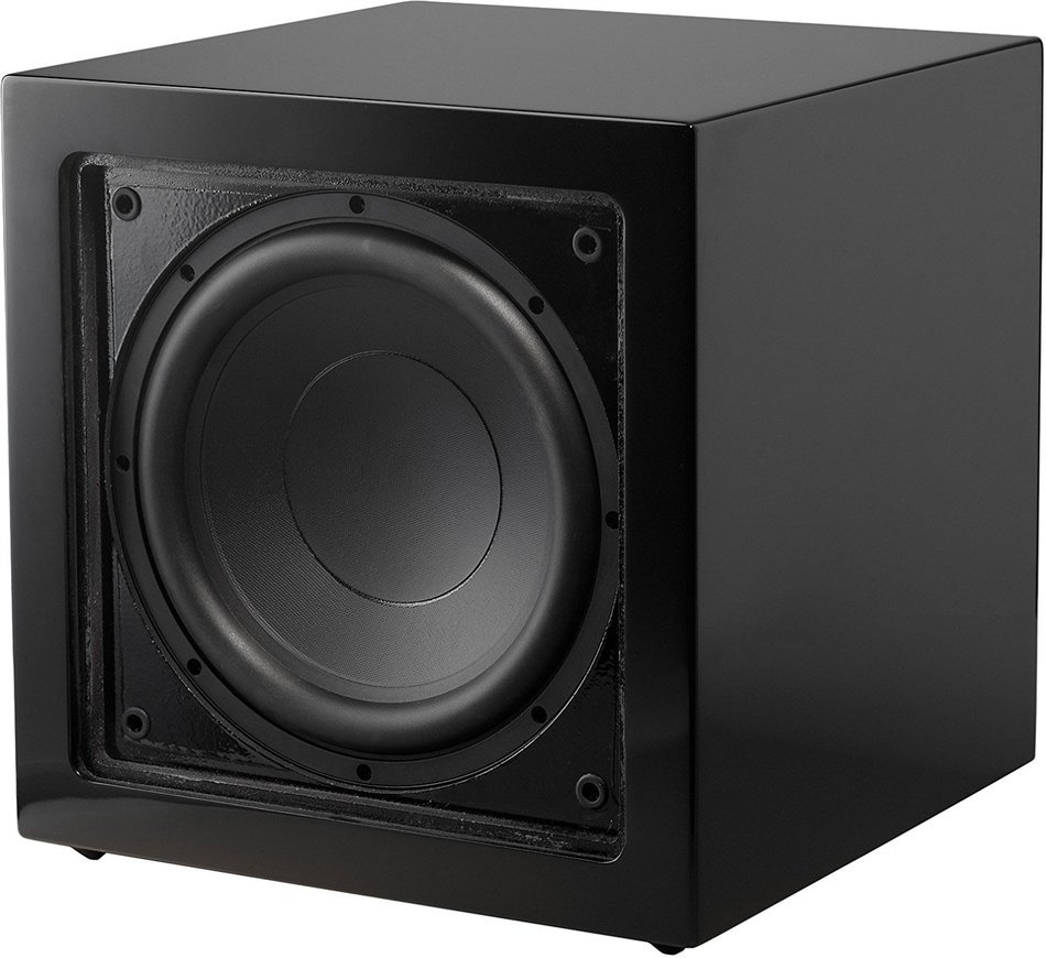 NHT SS-10 10-inch Long Throw Powered Subwoofer, 250 Watts - High Gloss Black Laminate N3