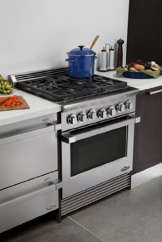 DCS Stainless Steel Freestanding Dual Fuel Range RDU305L N3