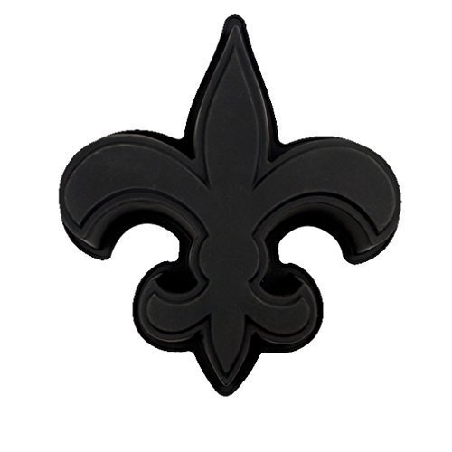 Fleur de Lis Black Cake Pan & Stand by Bakins Silicone Cake Pans
