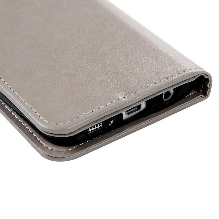 S7 Case,Samsung Galaxy S7 Case - Wallet Embossed Flowers Smart Magnetic Close High Quality Premuim PU Leather... N20