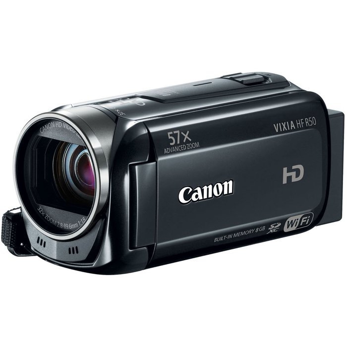 Canon VIXIA HF R50 Full HD Camcorder with Wi-Fi and 3-Inch LCD (Black) (Discontinued by Manufacturer) N9