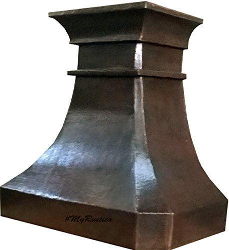 Custom Copper Vent Hood (dark, 60") N3