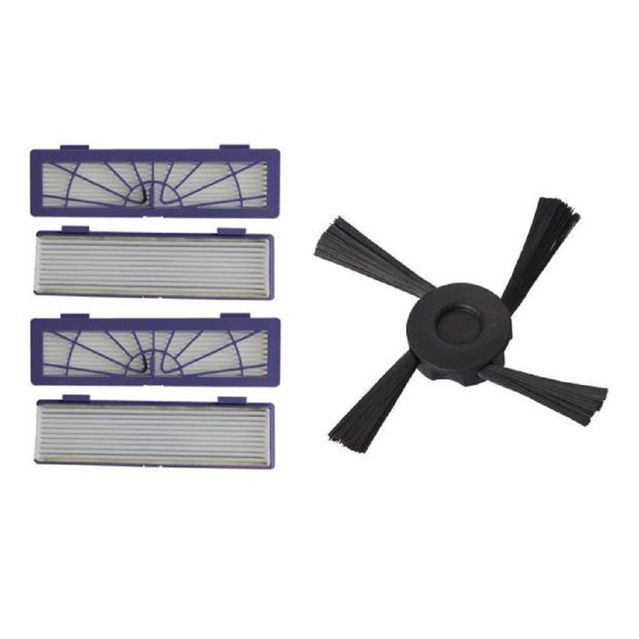 Mikey Store Set of 6PC Filter+ 3PC Side Brushes Replacement for Neato Botvac 70e 75 80 85 (A) N2