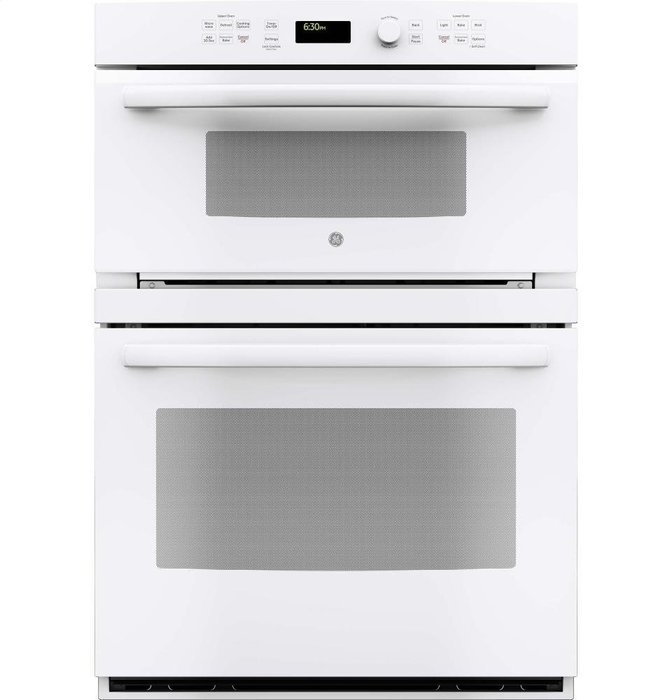 GE PT7800DHWW Profile 30" White Electric Combination Wall Oven - Convection N4