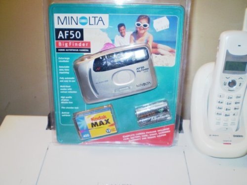 Minolta Af 50 Big Finder 35mm Camera Kit