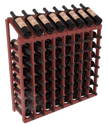 Wine Racks America Ponderosa Pine 8 Column 8 Row Display Top Kit. 13 Stains to Choose From! N14