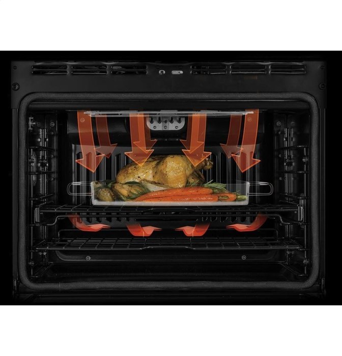 GE PT7050DFWW Profile 30" White Electric Single Wall Oven - Convection N6