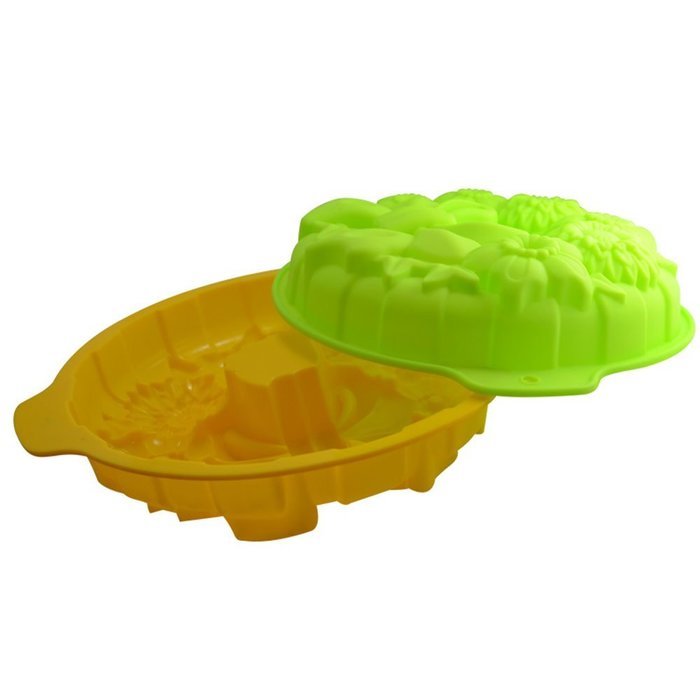 7.2 Garland Flan Birthday Party Cake Bread Pie Muffin Silicone Mould Baking Pan by Generic N3