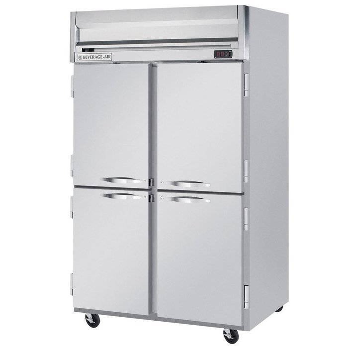 Beverage-Air HF2-1HS 52" Horizon Series Two Section Solid Half Door Reach-In Freezer 49 cu.ft. capacity Stainless...