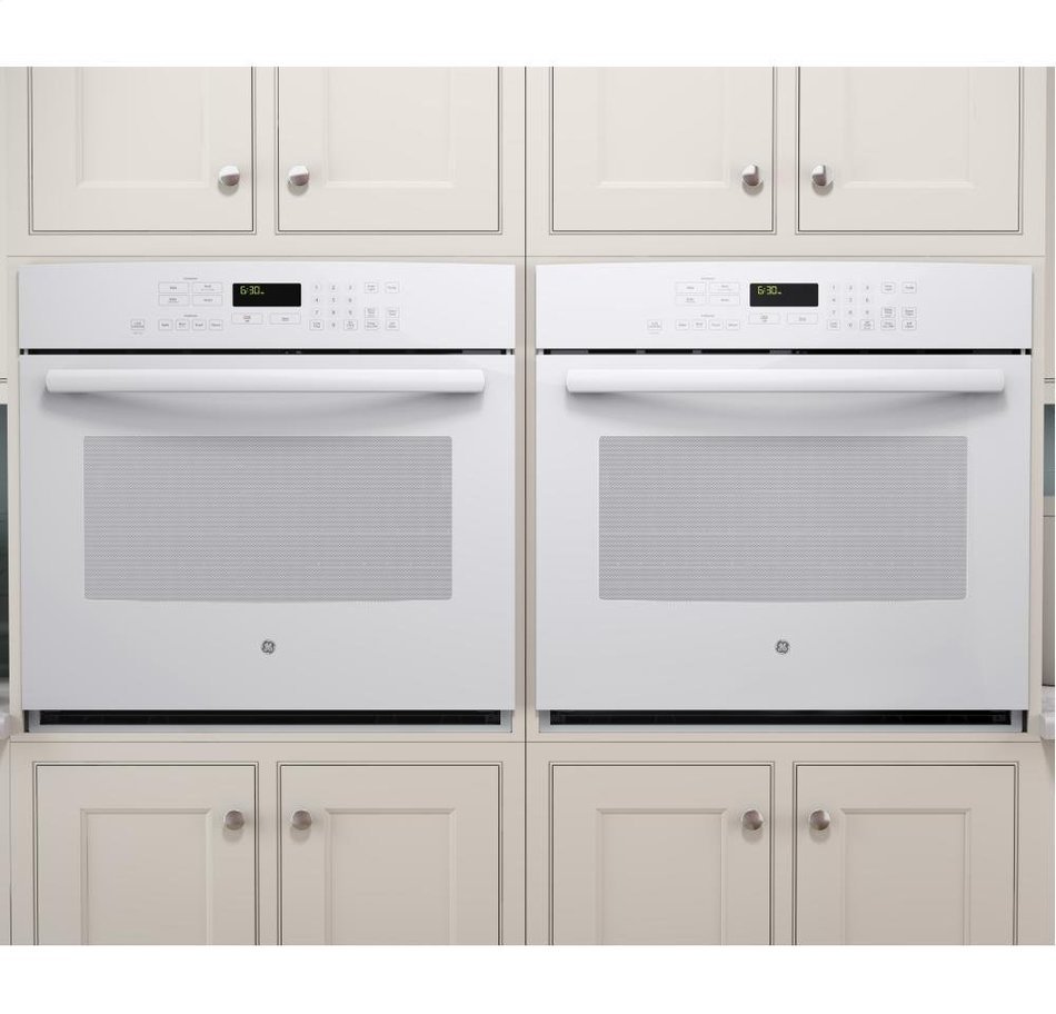 GE PT7050DFWW Profile 30" White Electric Single Wall Oven - Convection N8