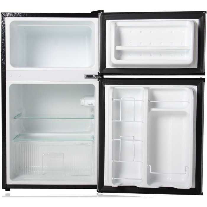 Keystone KSTRC312CB Compact 2-Door Refrigerator/Freezer, 3.1 Cubic Feet, Black N2