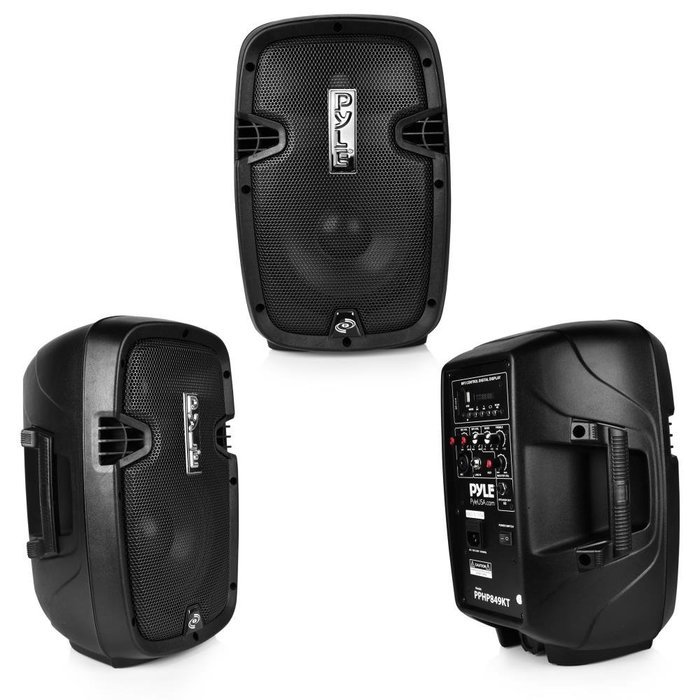 Pyle Active Pa 2-Channel Surround Sound Speaker System, Black (PPHP1249KT) N5