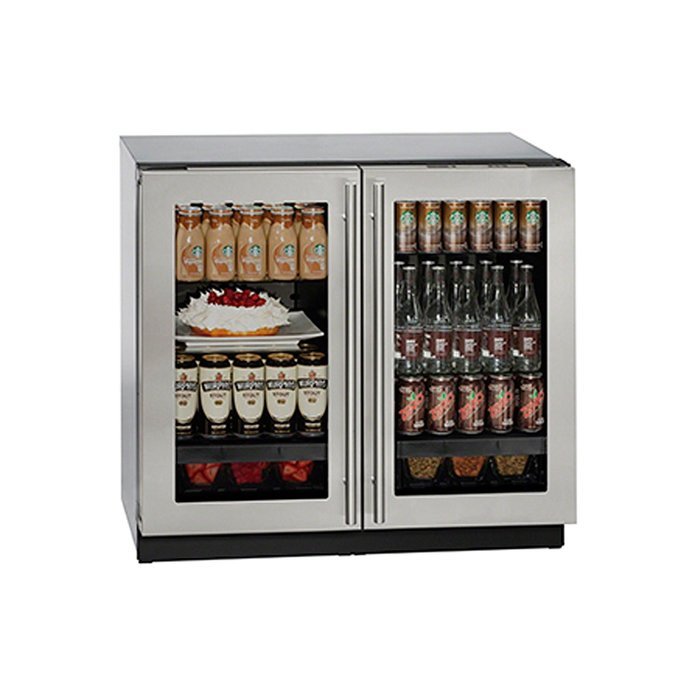 U-Line (U-3036RRGLS-00) - 36" 3000 Series Wine Captain /Beverage Center