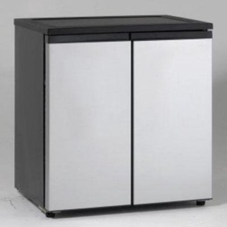 Avanti 5.5 Cu Ft Side-by-Side Refrigerator/Freezer, Stainless Steel
