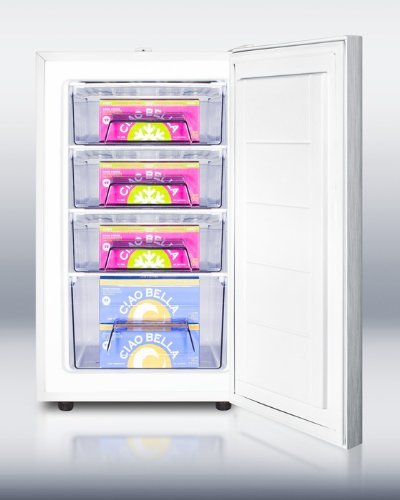 Summit FS407LBI7SSHH: Commercially listed 20" wide built-in undercounter all-freezer, -20(degree) C capable with... N3