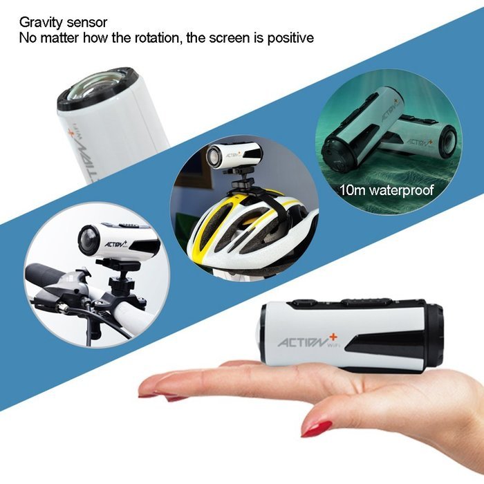 TekBow SP85W Sports Action Camera Full HD 1080P 170 Degrees Wide Angle Waterproof Outdoor Sport Camcorder Support... N5