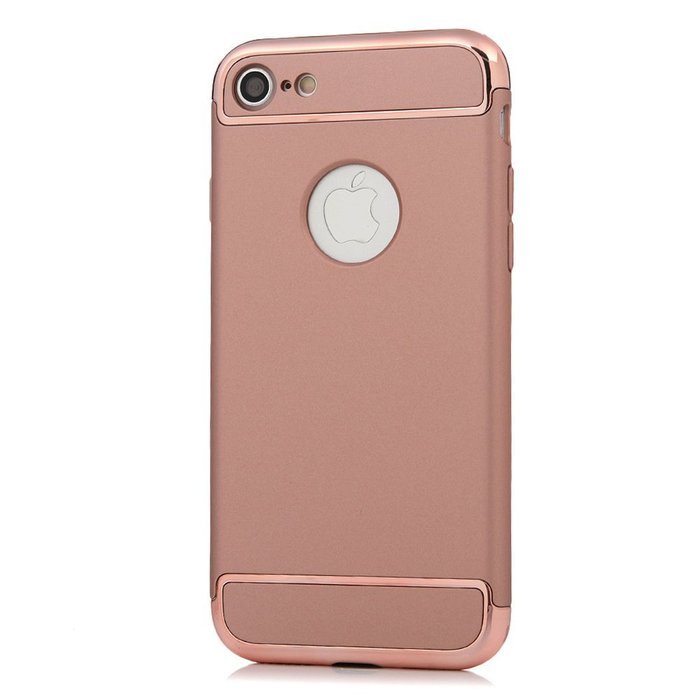iPhone 7 Case (4.7 inch) - 3 in 1 High Impact Shockproof Anti-slip Lightweight Bumper Plating Frame Oleophobic... N27