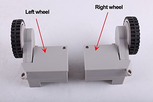 Liectroux Robotic Vacuum Spare Parts Left&Right Wheels for A320, A335, A336, A337, A338 N3