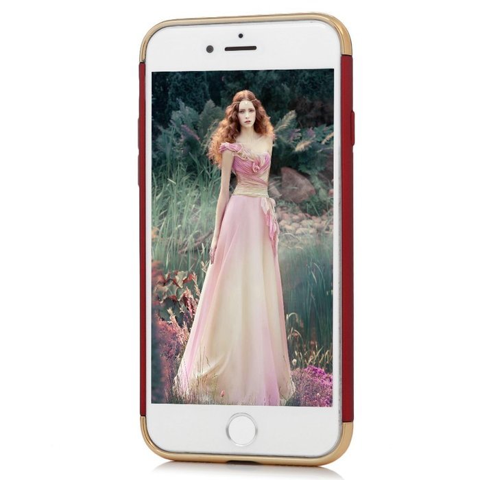 iPhone 7 Case (4.7 inch) - 3 in 1 High Impact Shockproof Anti-slip Lightweight Bumper Plating Frame Oleophobic... N31