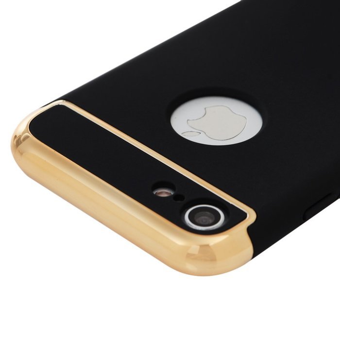 iPhone 7 Case (4.7 inch) - 3 in 1 High Impact Shockproof Anti-slip Lightweight Bumper Plating Frame Oleophobic... N34
