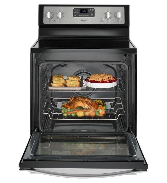 6.4 Cu. Ft. Freestanding Electric Range With Aqualift SELF-CLEAN... N4