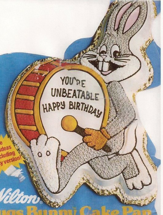 Wilton Bugs Bunny with Drum Birthday Cake Pan 2105-3351