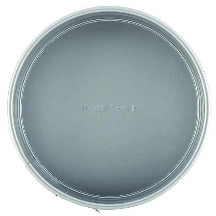Farberware Nonstick Bakeware 9-Inch Round Springform Pan, Gray N4