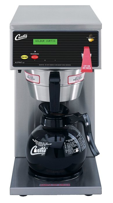 Wilbur Curtis G3 Alpha Decanter Brewer 64 Oz Coffee Brewer, 1 Station, 1 Lower Warmer - Commercial Coffee Brewer N4