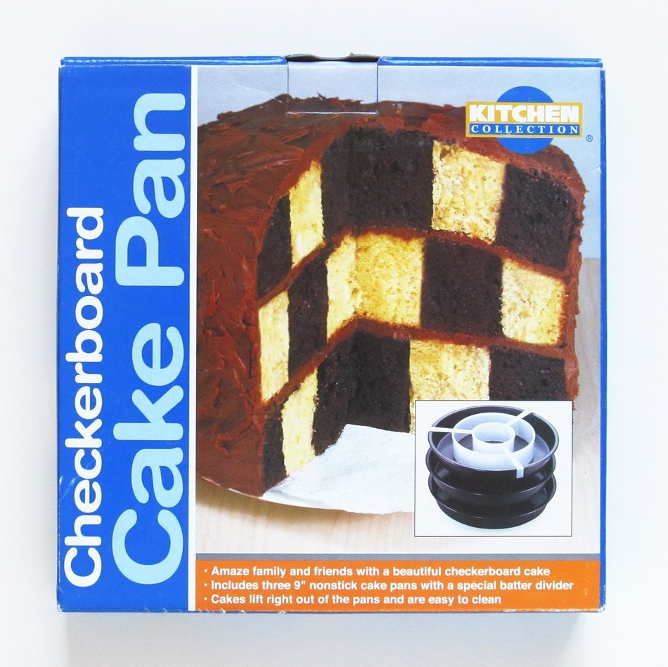 Checkerboard Cake Pan Set