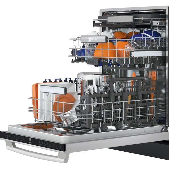 Electrolux EI24ID50QS Built-In Dishwasher with IQ Touch Controls, 24-Inch, Stainless Steel N4