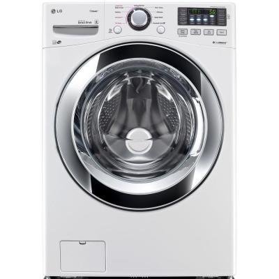 LG Electronics WM3370HWA 4.3 cu. ft. High-Efficiency Front Load Washer with Steam in White, ENERGY STAR White N3