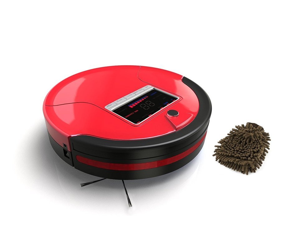 Bobsweep Pethair Robotic Vacuum Cleaner and Mop, Pet Hair 4-in-1, Rouge ...