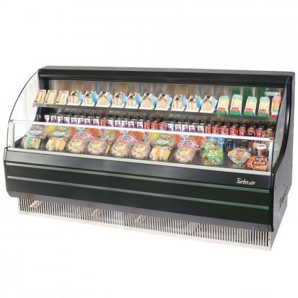 Turbo Air TOM75LBSPA 75" Low Profile Display Merchandiser with Environmental Friendly Refrigeration System Solid...