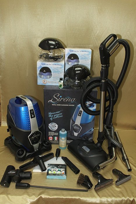 2016 SIRENA VACUUM ELITE W NEW DIRECT-CONNECT POWER NOZZLE *EXCLUSIVE* ROYAL LINE PRO&reg; ULTRA DELUXE BONUS SET... N4