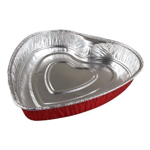 Heart Shaped Foil Bake Pan 10 / Pack