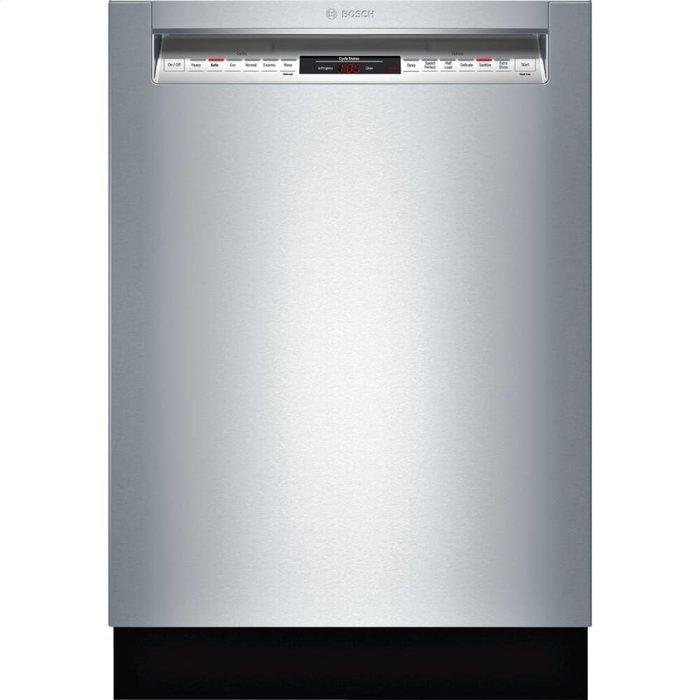 Bosch SHE68TL5UC 800 24" Stainless Steel Semi-Integrated Dishwasher - Energy Star N4