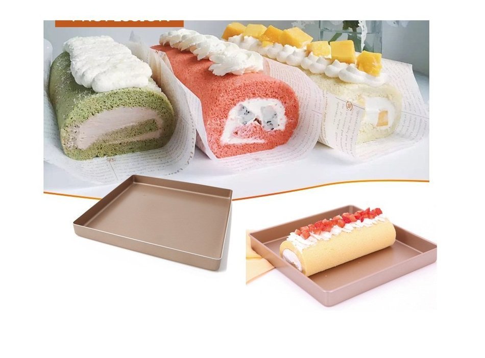 GMM 11" Square Non-Stick Cake Pan, Certified Coating Healthy Living DIY for Home Kitchen and Catering (Aluminum... N3