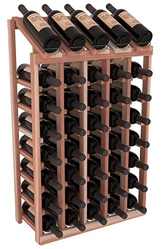 Wine Racks America Redwood 5 Column 8 Row Display Top Kit. 13 Stains to Choose From! N8