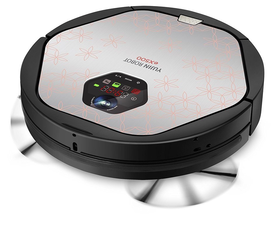 Yujin Robot eX500 Smart Home/Office Vacuum Cleaner and Floor Mopping Robot with Camera Recognition Vision Mapping... N11
