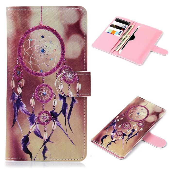 iPhone 7 Case,iPhone 6S Case,iPhone 6 Case (4.7") - Flip Folio Wallet Stand Case Insert Plug-in Design PU Leather... N19